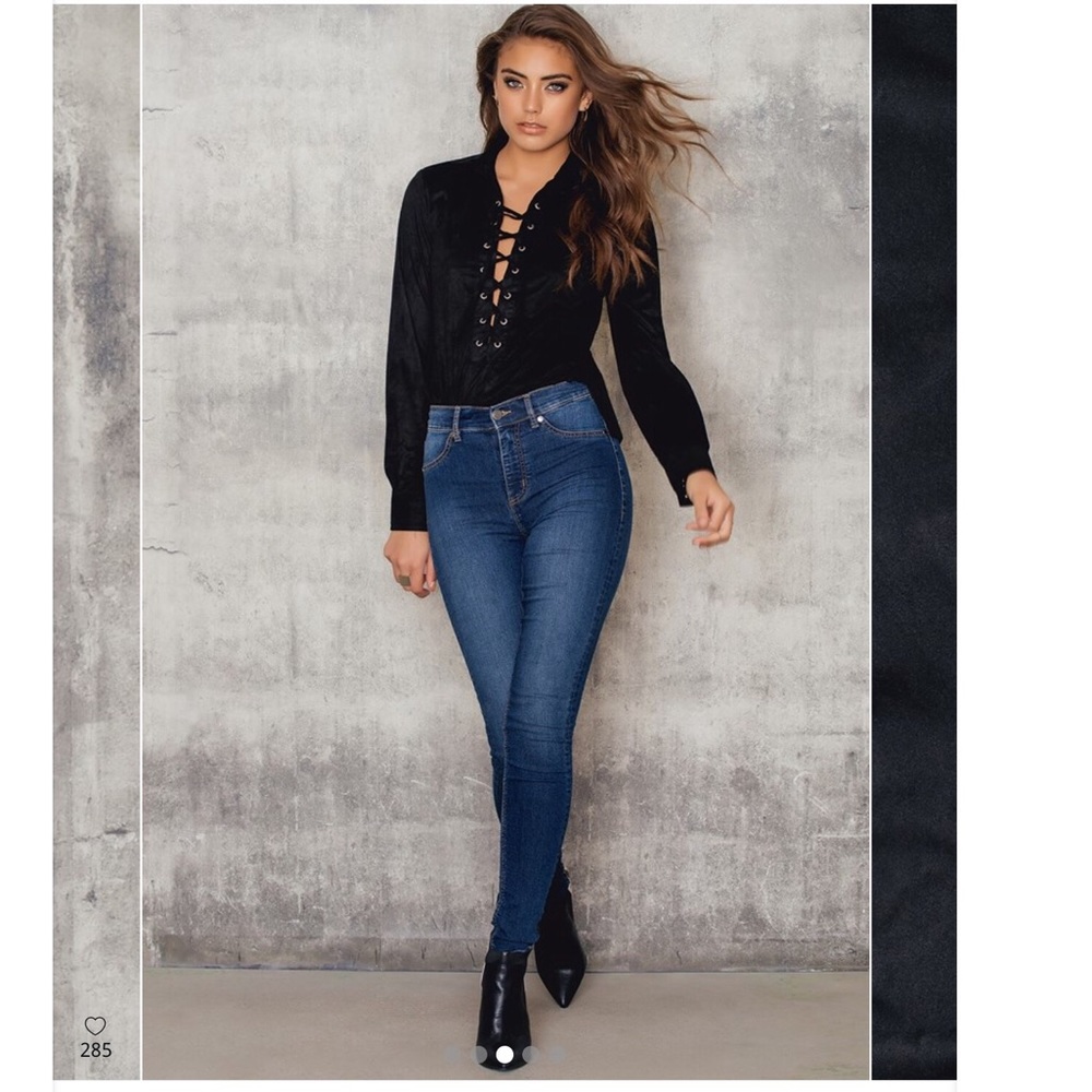Suede Lacing Shirt - Picture 2 of 5